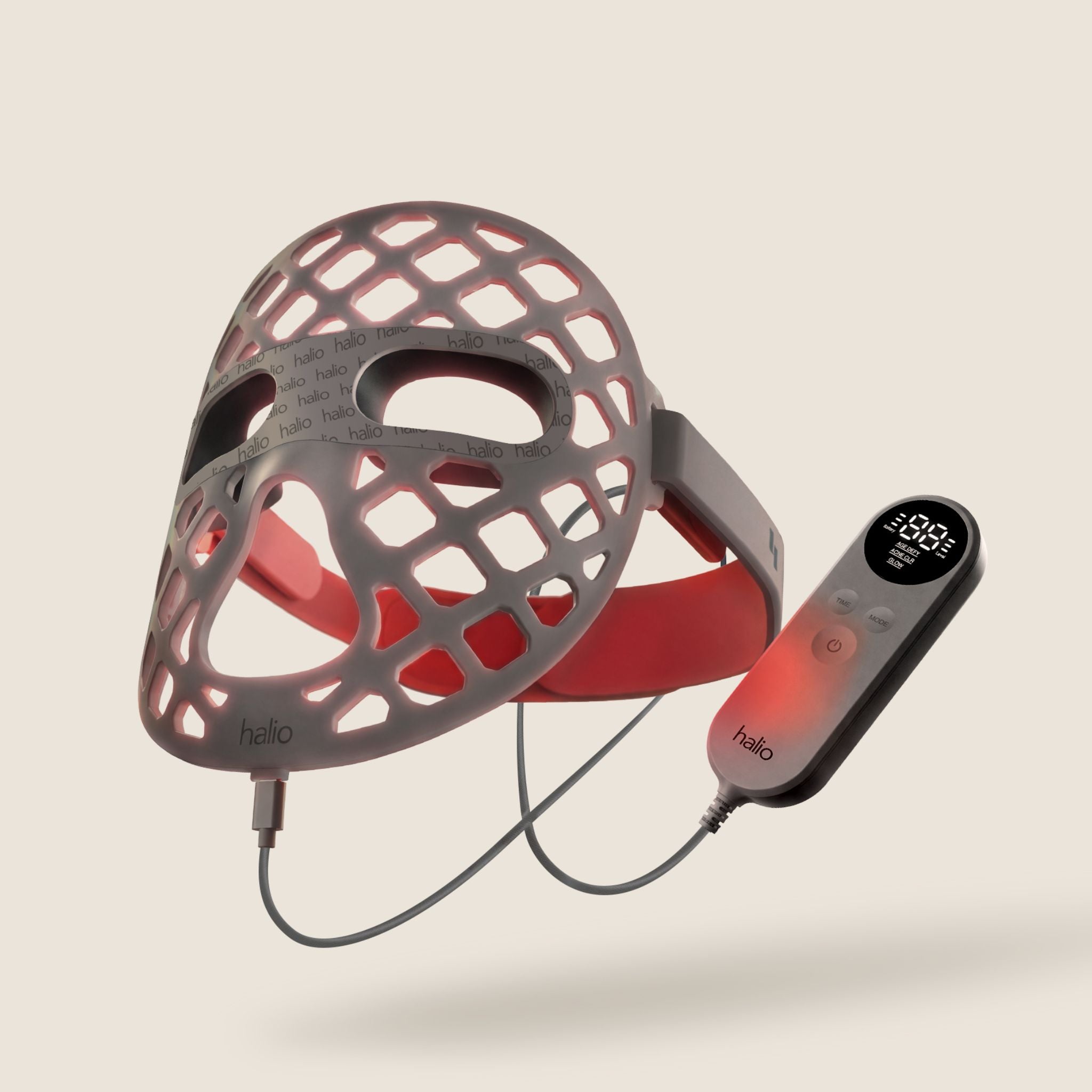 ボディ・フェイスケア HALIO PureGlow Silicone LED Mask Halio PureGlow Ultralite Silicone LED Face Mask Pro – Halio Sonic