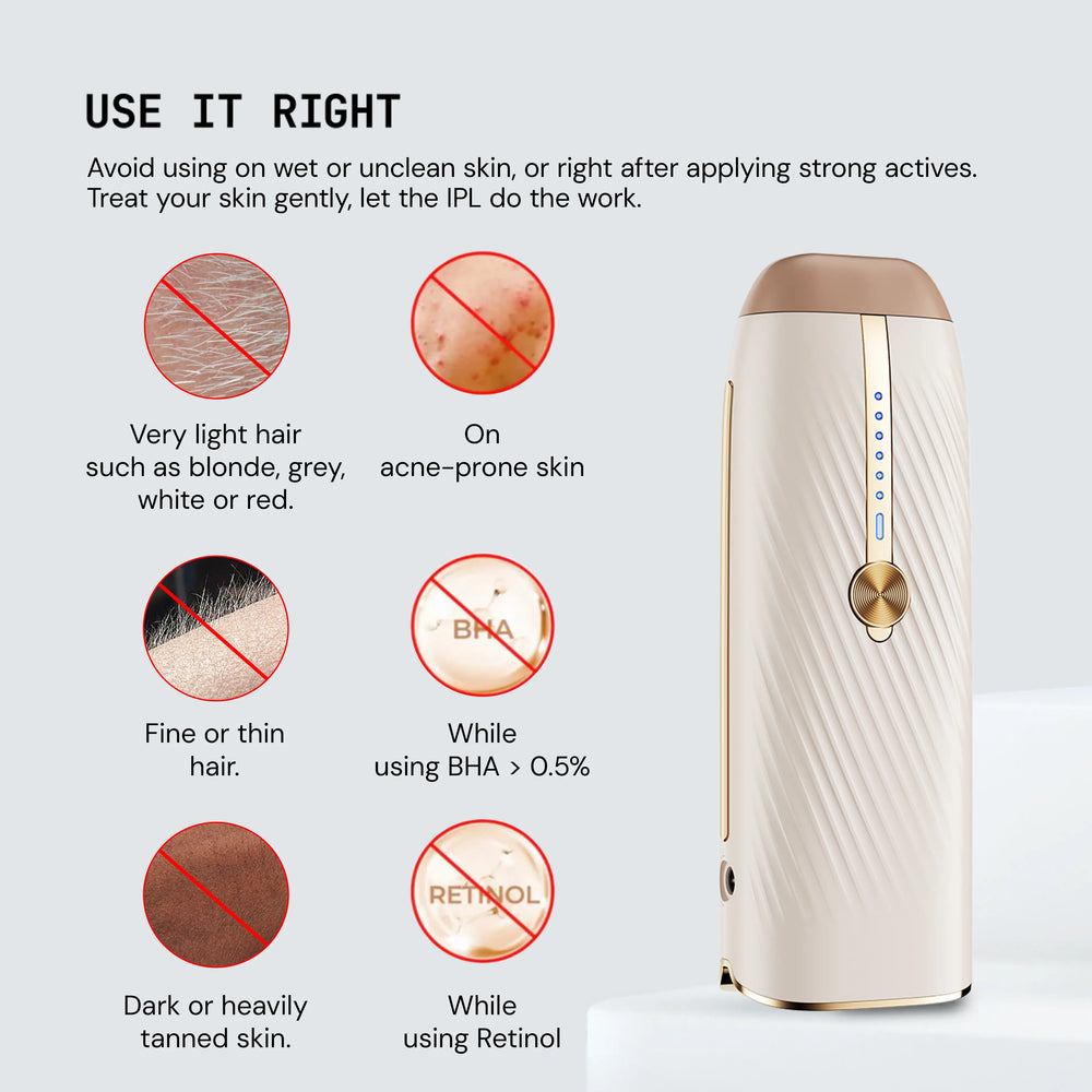 Halio InfinityGlow Advanced IPL Sapphire Cooling Hair Removal Device photograph 8