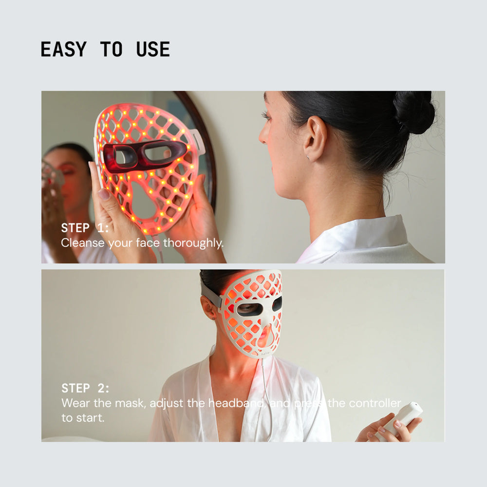 Halio PureGlow Ultralite Silicone LED Face Mask photograph 7
